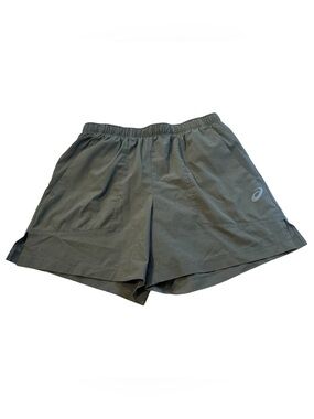 ASICS Men's Gray Athletic Running Shorts